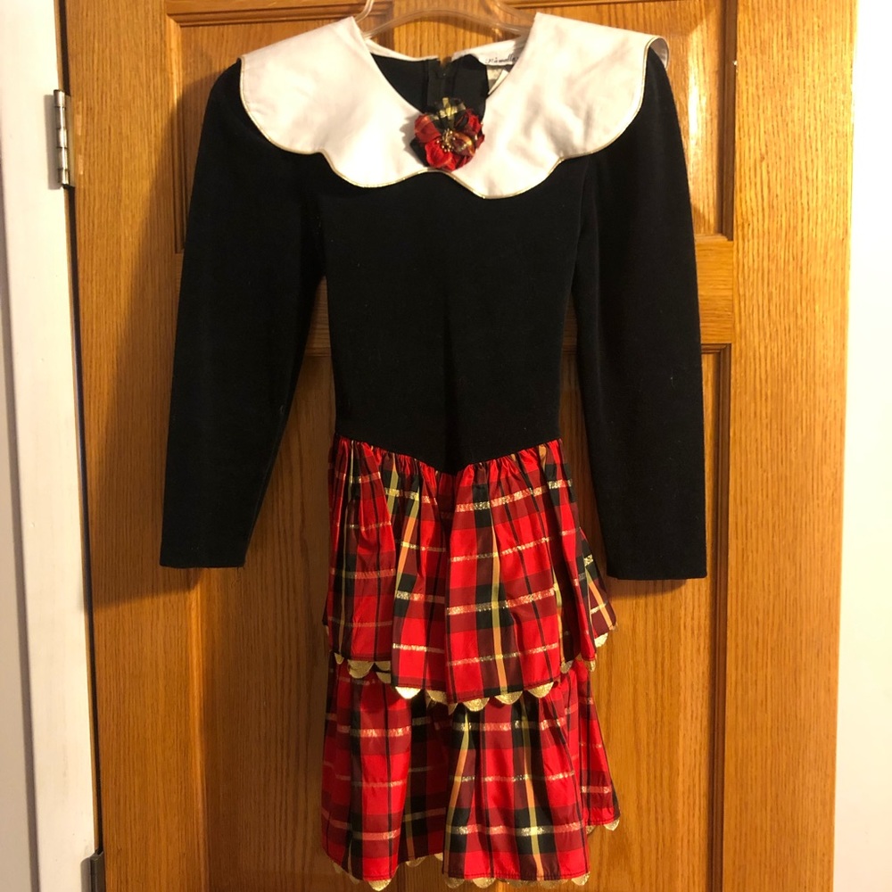 Vintage Girls Christmas Dress